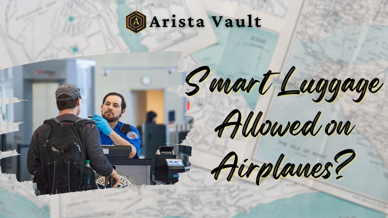 Smart Luggage Allowed on Airplanes? | Arista Vault Smart Luggage Products