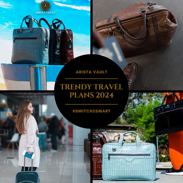 Ready For Trendy Travel Plans 2024 With Arista Vault Smart Luggage