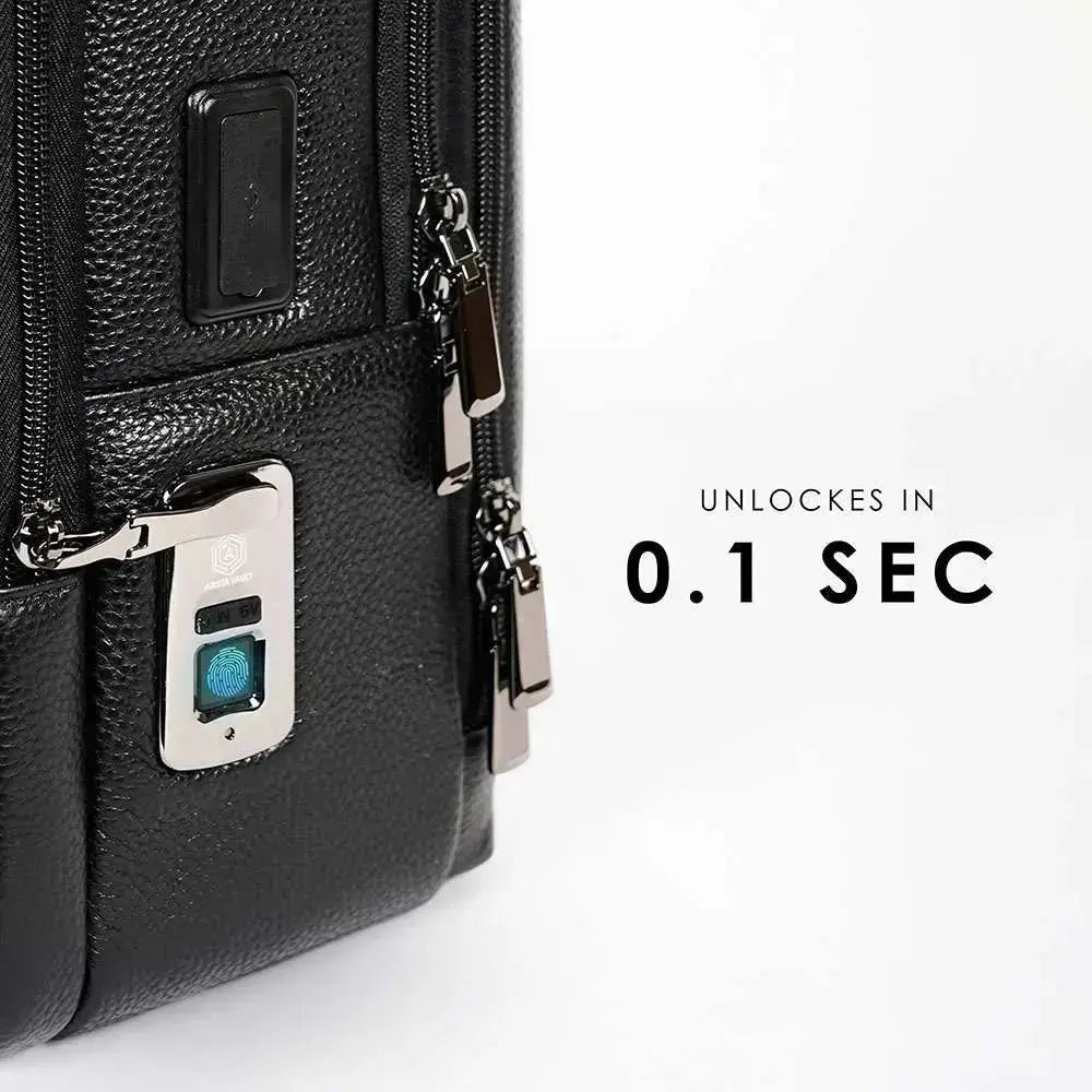 Smart Fingerlock Backpack Advanced Security With Innovation Arista Vault