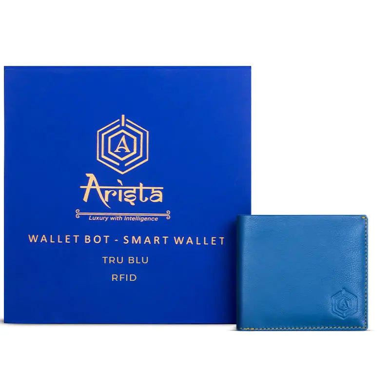Smart Wallet for Men Best RFID Leather Wallet AristaVault Arista Vault